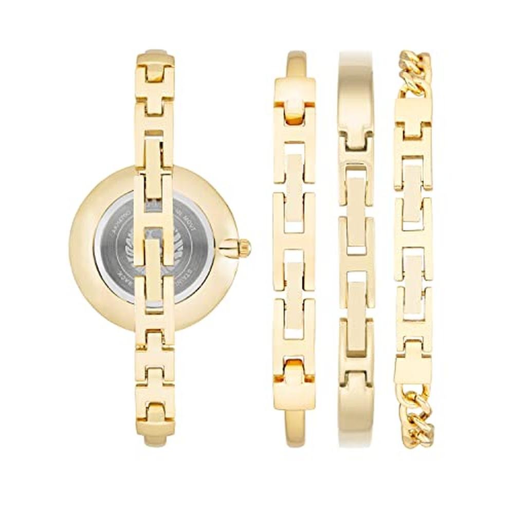 Anne Klein: Women's Bangle Watch and Bracelet Set AK-1470 – Close-up Detail