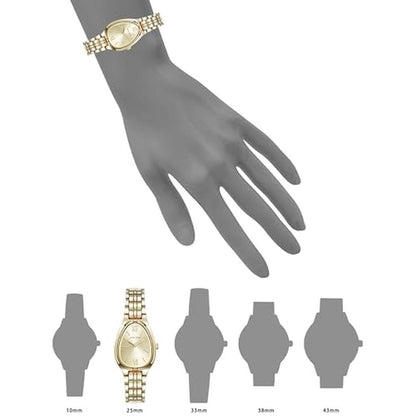 Anne Klein Women's Bracelet Watch Gold/Champagne – Close-up Detail