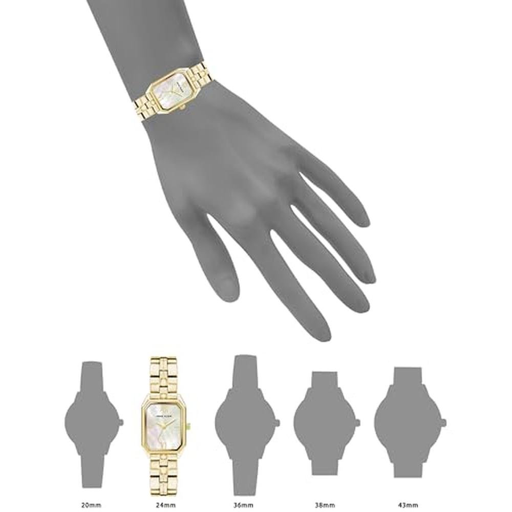 Anne Klein Women's Bracelet Watch Goldtone – Side View