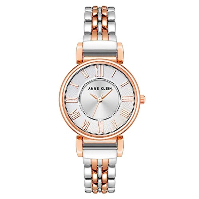 Anne Klein: Women's Bracelet Watch Silver Rose Gold – Front View