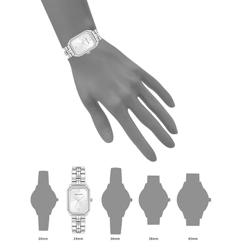 Anne Klein Women's Bracelet Watch Silversilver – Side View