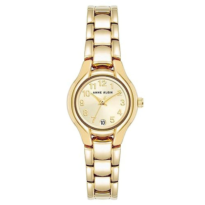 Anne Klein Women's Date Function Bracelet Watch Gold – Front View
