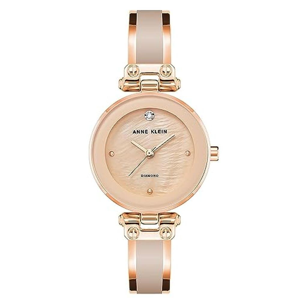 Anne Klein Watch: Anne Klein Women's Genuine Diamond Dial – Front View