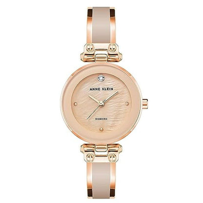 Anne Klein Watch: Anne Klein Women's Genuine Diamond Dial – Front View