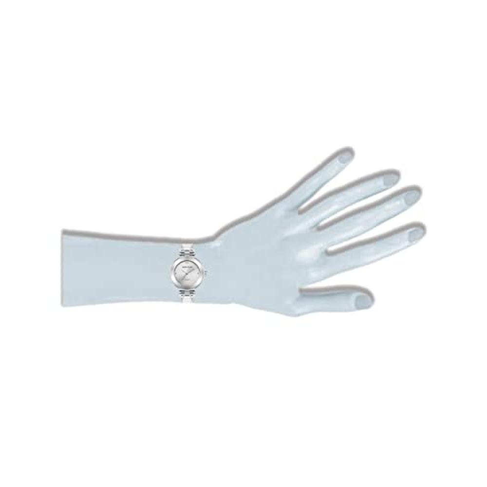 Anne Klein Women's Genuine Diamond Dial Bangle Watch – Side View