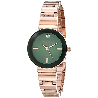 Anne Klein: Women's Genuine Diamond Dial Bracelet Watch – Front View