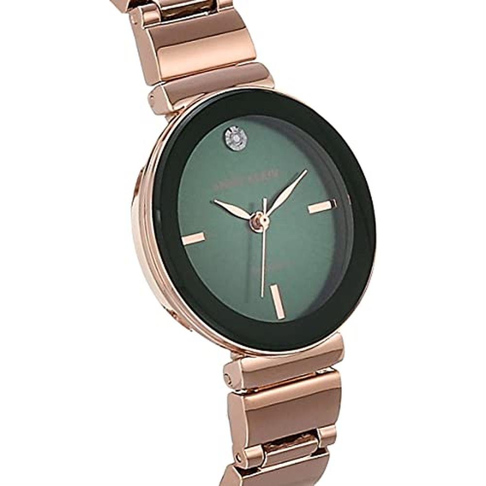 Anne Klein: Women's Genuine Diamond Dial Bracelet Watch – In Use