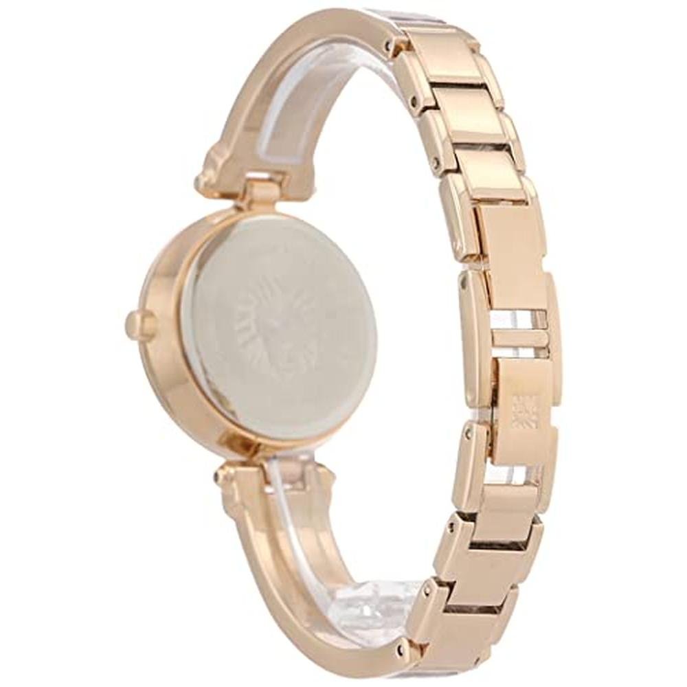 Anne Klein Women's Genuine Diamond Dial Bangle Watch Rose – Packaging