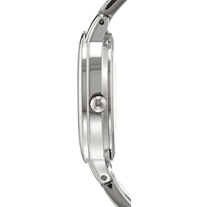 Anne Klein: Women's Genuine Diamond Dial Bangle Watch – Side View