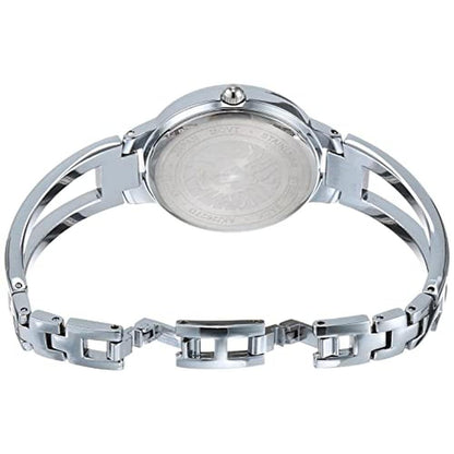 Anne Klein: Women's Genuine Diamond Dial Bangle Watch – Close-up Detail