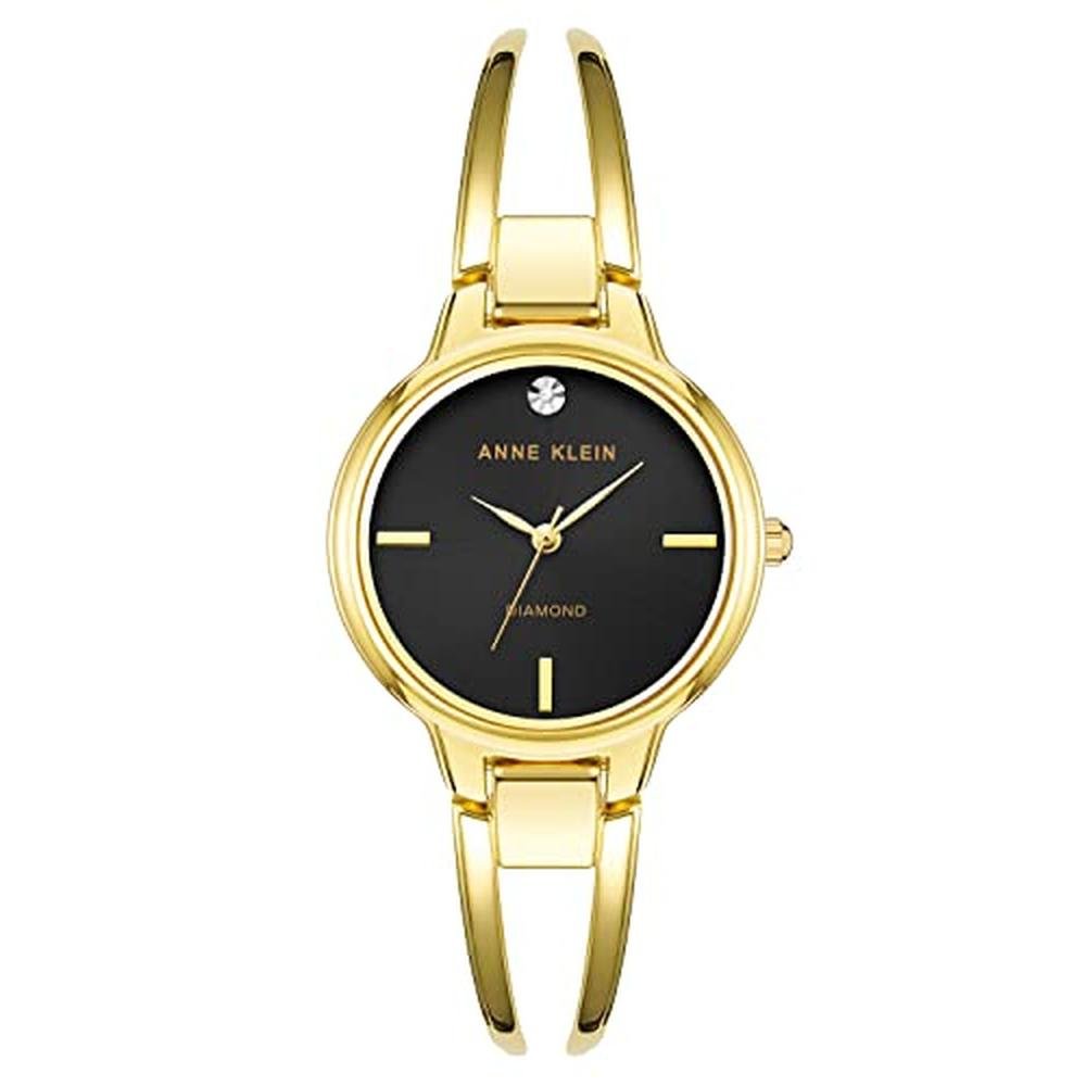 Anne Klein: Women's Japanese Quartz Dress Watch with Metal – Front View