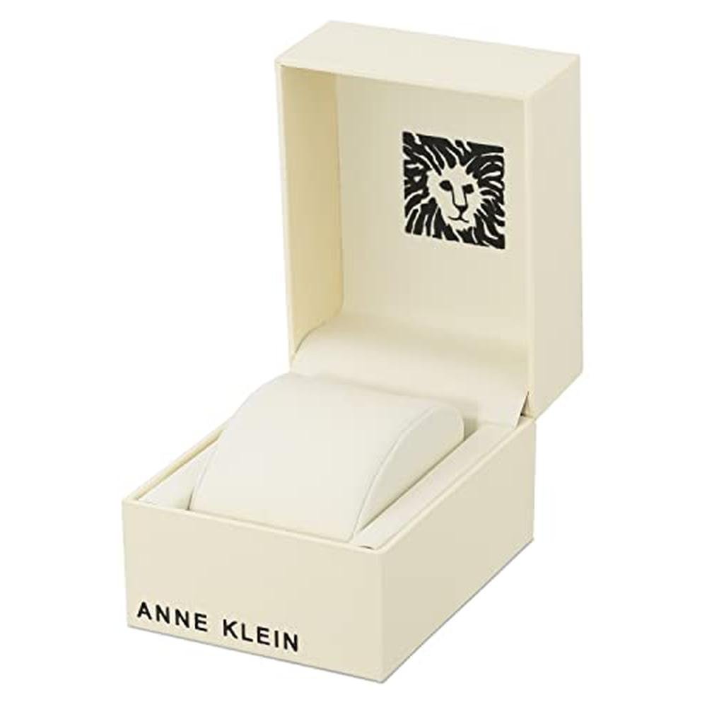 Anne Klein: Women's Japanese Quartz Dress Watch with Metal – Close-up Detail