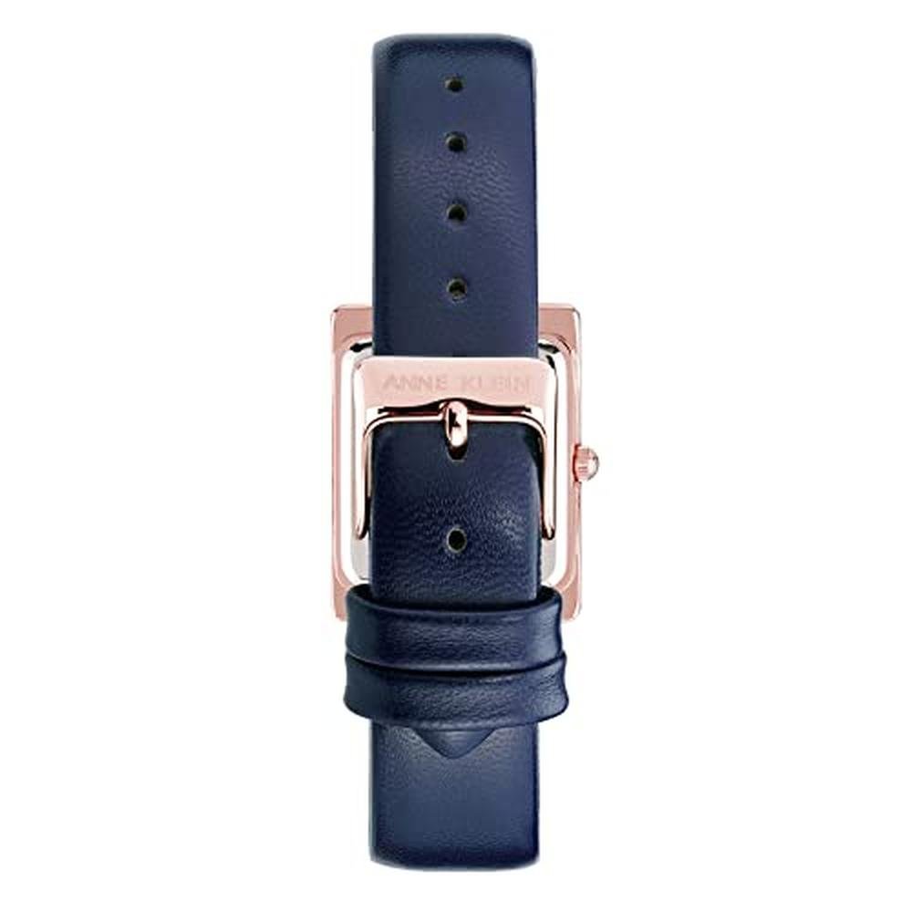 Anne Klein Watch: AK 2706 Navy Blue Rose Gold – Side View