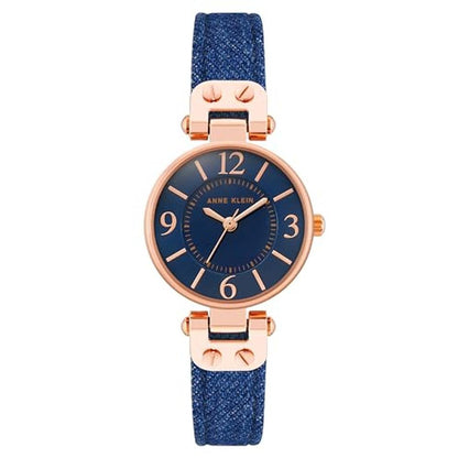 Anne Klein Women's Leather Strap Watch – Front View