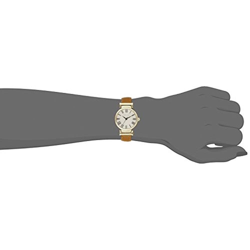 Anne Klein Women's Leather Strap Watch – Side View