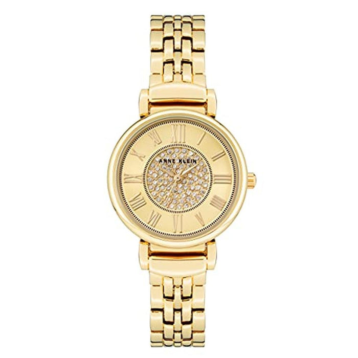 Anne Klein: Women's Premium Crystal Accented Bracelet Watch – Front View