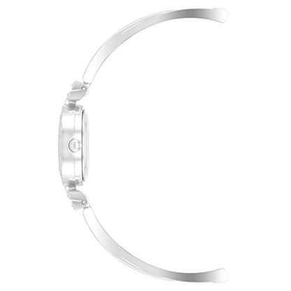 Anne Klein Women's Premium Crystal Accented Bangle Watch – Side View