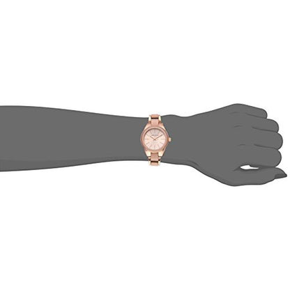Anne Klein Women's Rose Gold Tone and Light Pink Resin – Side View