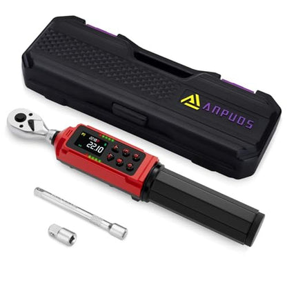 Torque Wrench: ANPUDS 1/4-Inch Drive Digital Torque Wrench – Front View