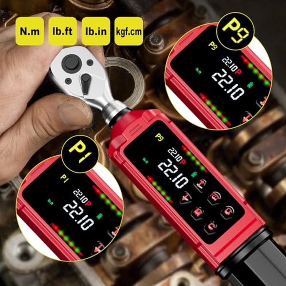 Torque Wrench: ANPUDS 1/4-Inch Drive Digital Torque Wrench – In Use