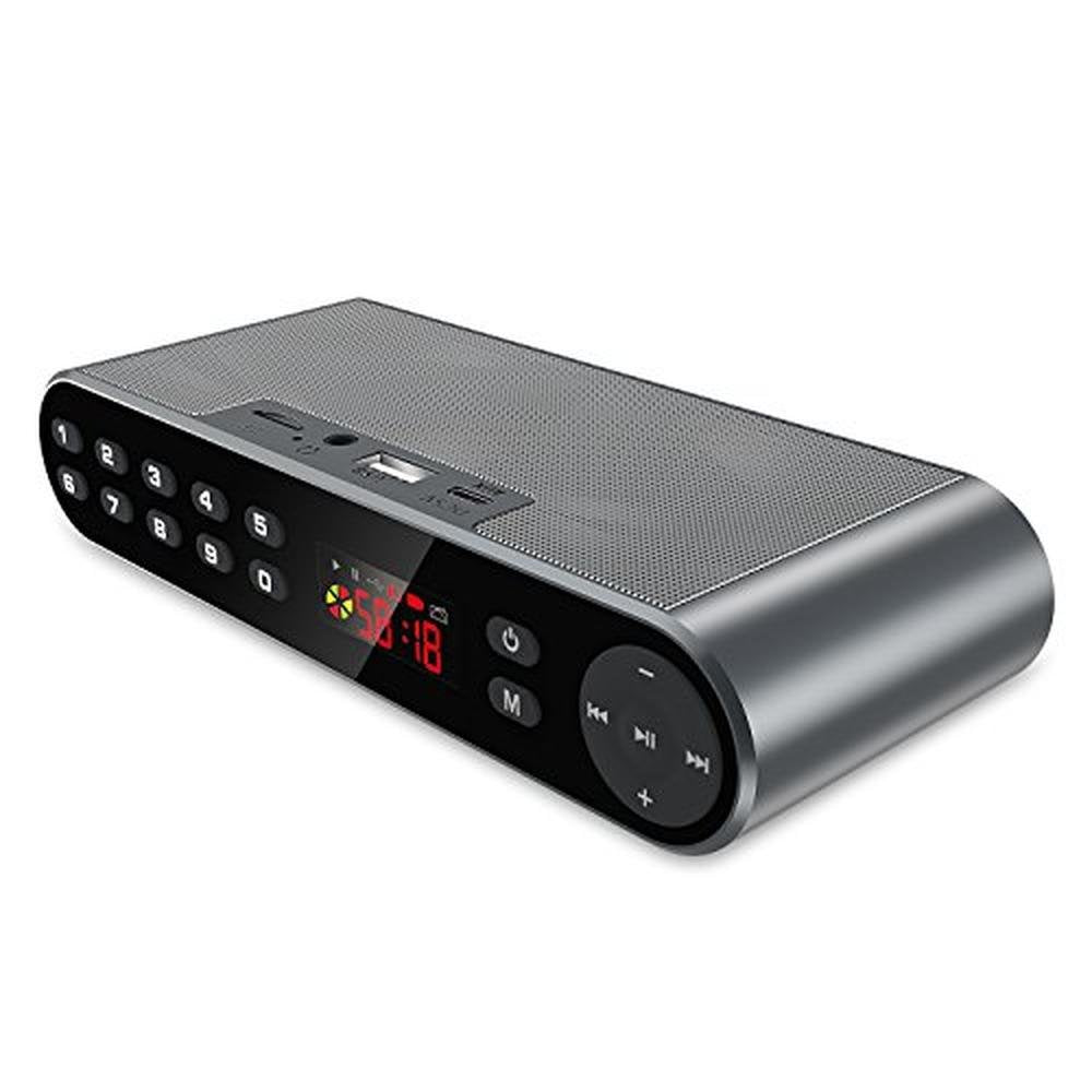 Antimi Bluetooth: Antimi Portable Wireless Speaker Black – Side View