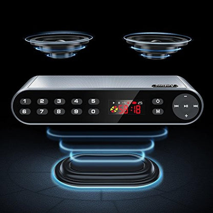 Antimi Bluetooth: Antimi Portable Wireless Speaker Black – Close-up Detail