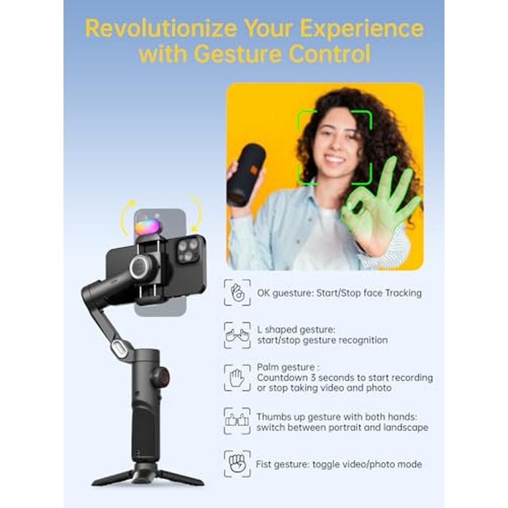 Gimbal Stabilizer: AOCHUAN 3-Axis Foldable Smartphone – Packaging