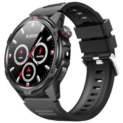 AOLON Military Smart Watch: AOLON Tetra R4 1.43'' AMOLED – Front View