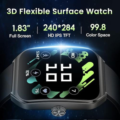 Fitness Aolon: AOLON Smart Watch 1.83 HD Display with 3D – Side View