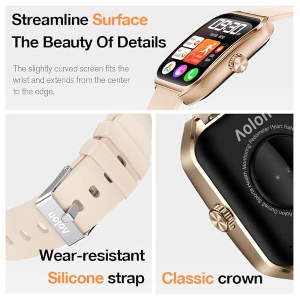 Fitness Aolon: AOLON Smart Watch 1.83 HD Display with 3D – Close-up Detail