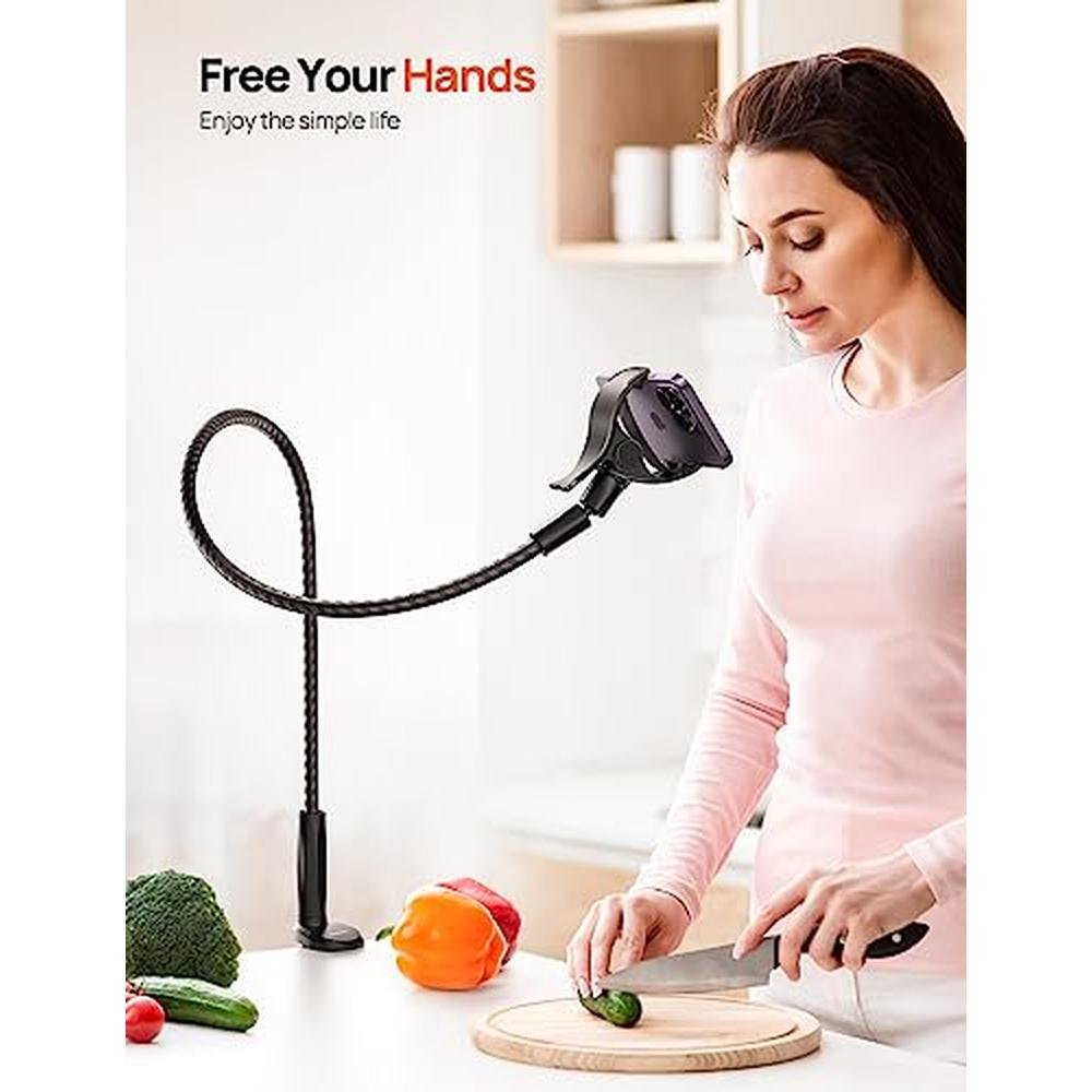 Phone Aomiker: Aomiker Gooseneck Phone Holder for Bed 2025 – Packaging