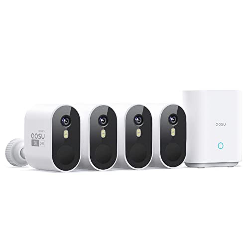 aosu Security Cameras Outdoor Wireless – Front View