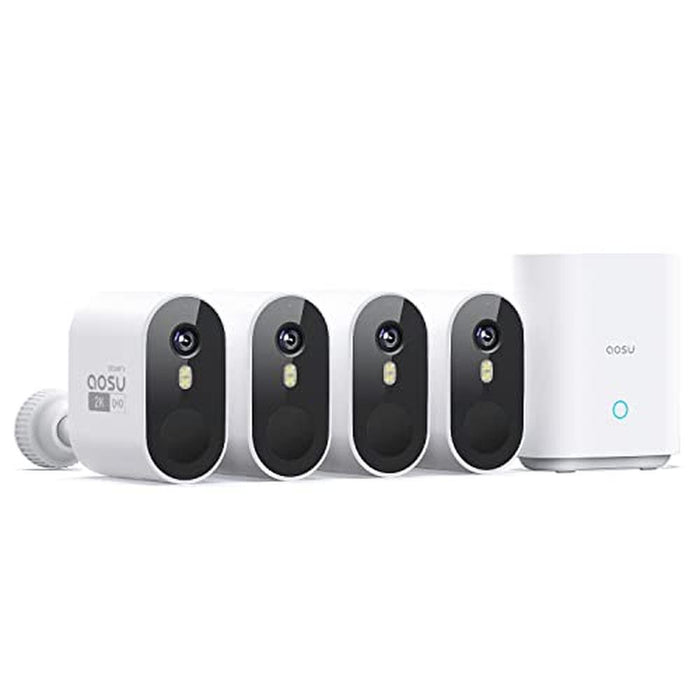 aosu Security Cameras Outdoor Wireless – Front View