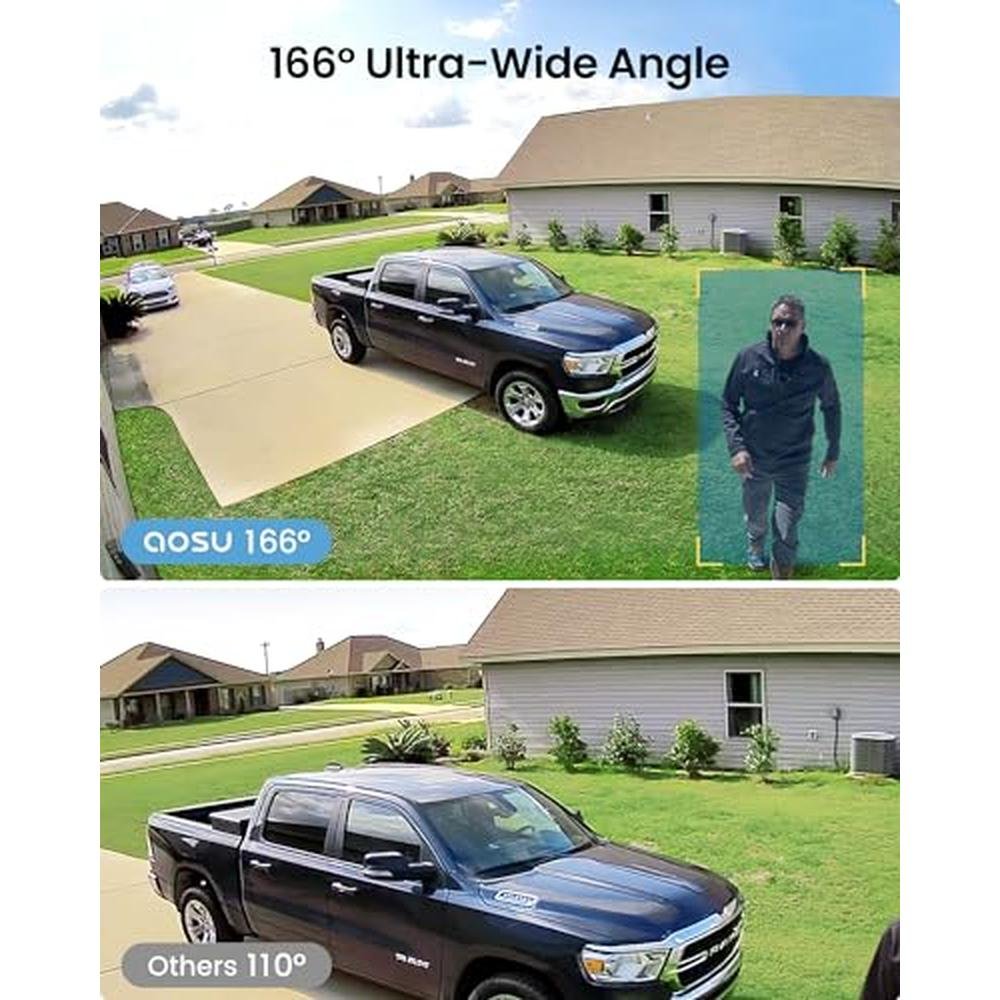 aosu Security Cameras Outdoor Wireless – In Use
