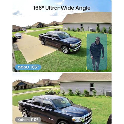aosu Security Cameras Outdoor Wireless – In Use