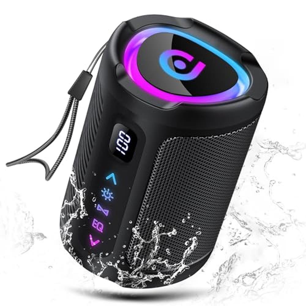 Bluetooth Speaker: Aowoka Portable Wireless Speaker with – Front View