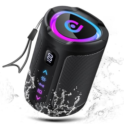 Bluetooth Speaker: Aowoka Portable Wireless Speaker with – Front View