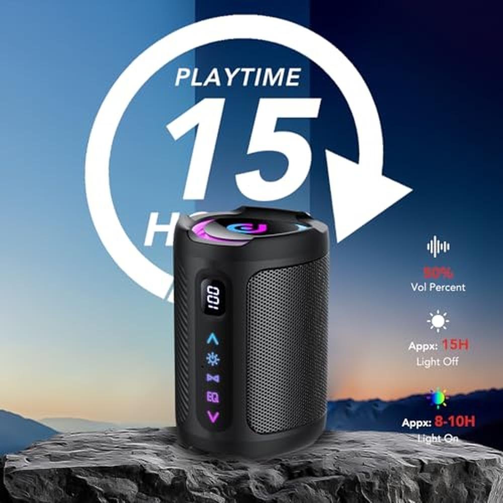 Bluetooth Speaker: Aowoka Portable Wireless Speaker with – In Use