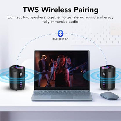 Bluetooth Speaker: Aowoka Portable Wireless Speaker with – Packaging