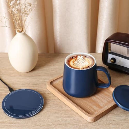 APEKX Warm Cup Coffee Mug Warmer Set – Close-up Detail
