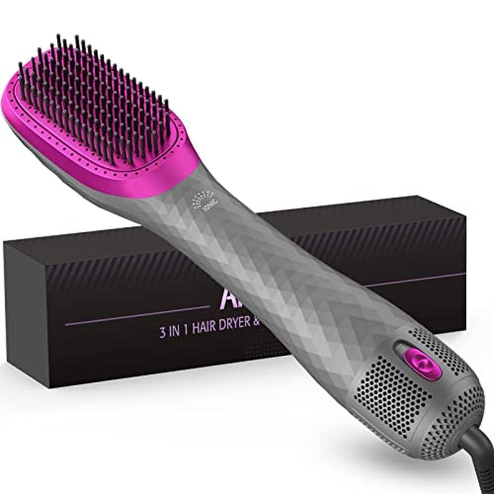 APOKE 3 in 1 Hair Dryer Brush Professional 1200W Powerful – Front View