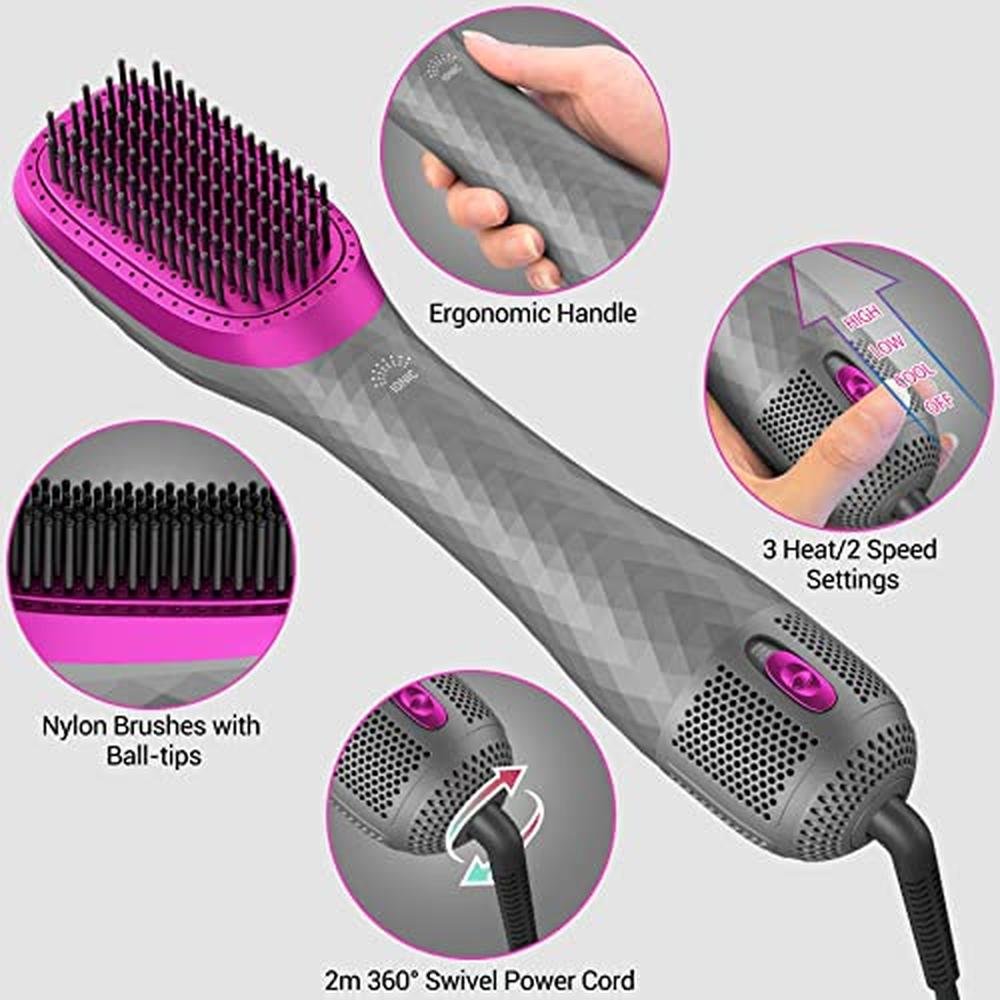 APOKE 3 in 1 Hair Dryer Brush Professional 1200W Powerful – Close-up Detail