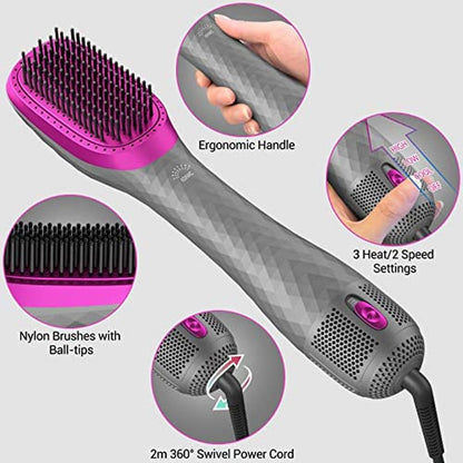 APOKE 3 in 1 Hair Dryer Brush Professional 1200W Powerful – Close-up Detail