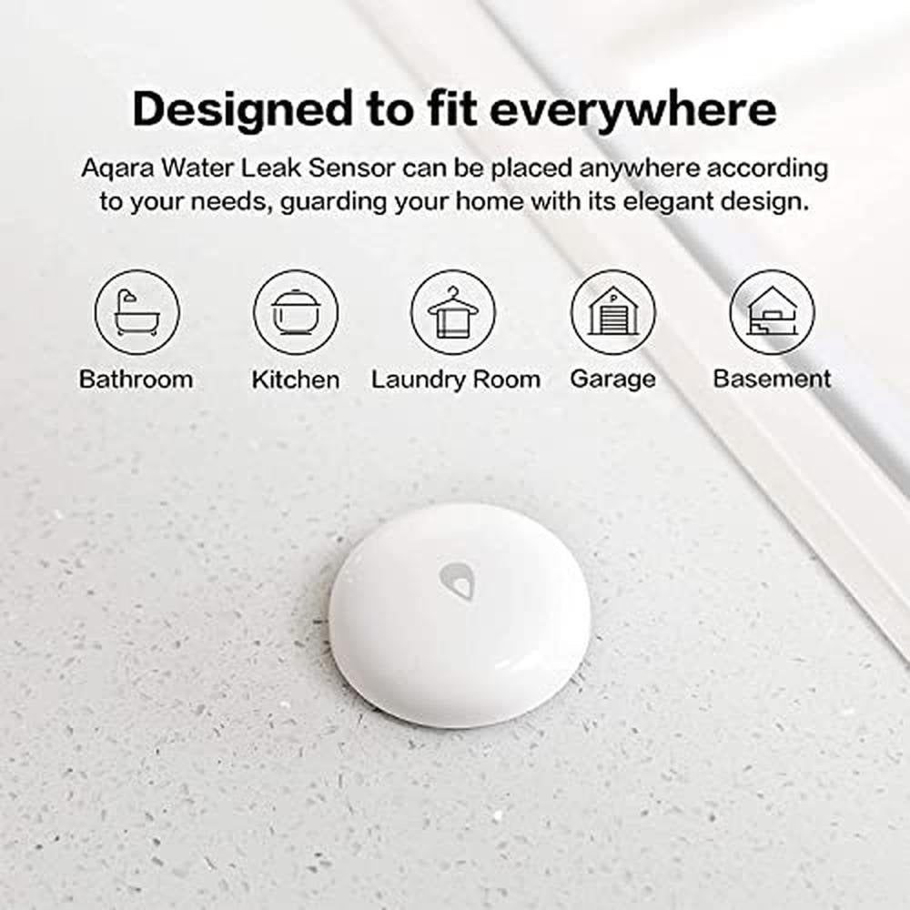 Aqara Water Leak Sensor 3 Pack – In Use