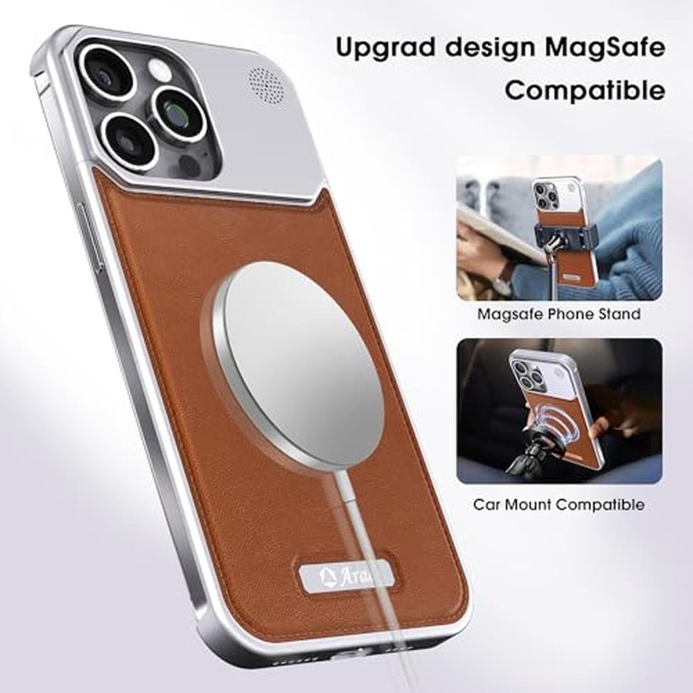 iPhone Case: Arae Magnetic Designed for iPhone 15 Pro Max – Close-up Detail