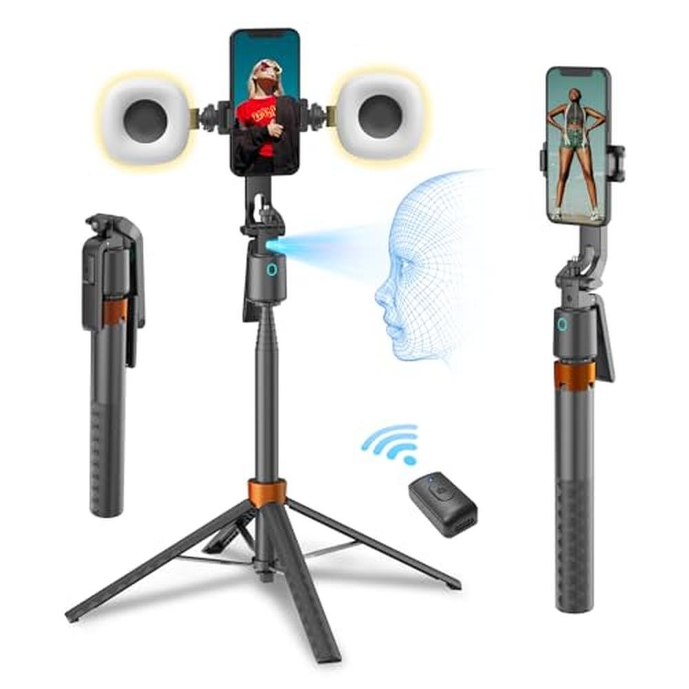 Tripod Arbenlulu: Arbenlulu Face Tracking Tripod for iPhone – Front View