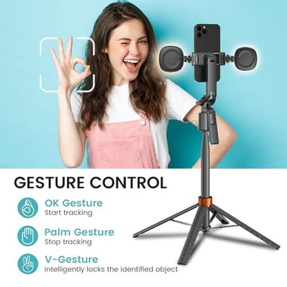 Tripod Arbenlulu: Arbenlulu Face Tracking Tripod for iPhone – Side View