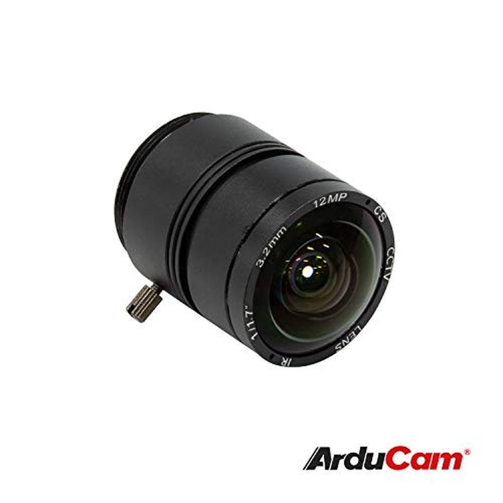 Arducam 120 Degree Ultra Wide Angle CS Lens – Side View