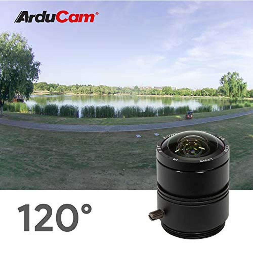 Arducam 120 Degree Ultra Wide Angle CS Lens – In Use