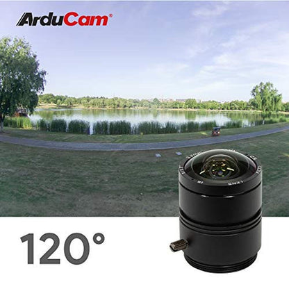 Arducam 120 Degree Ultra Wide Angle CS Lens – In Use